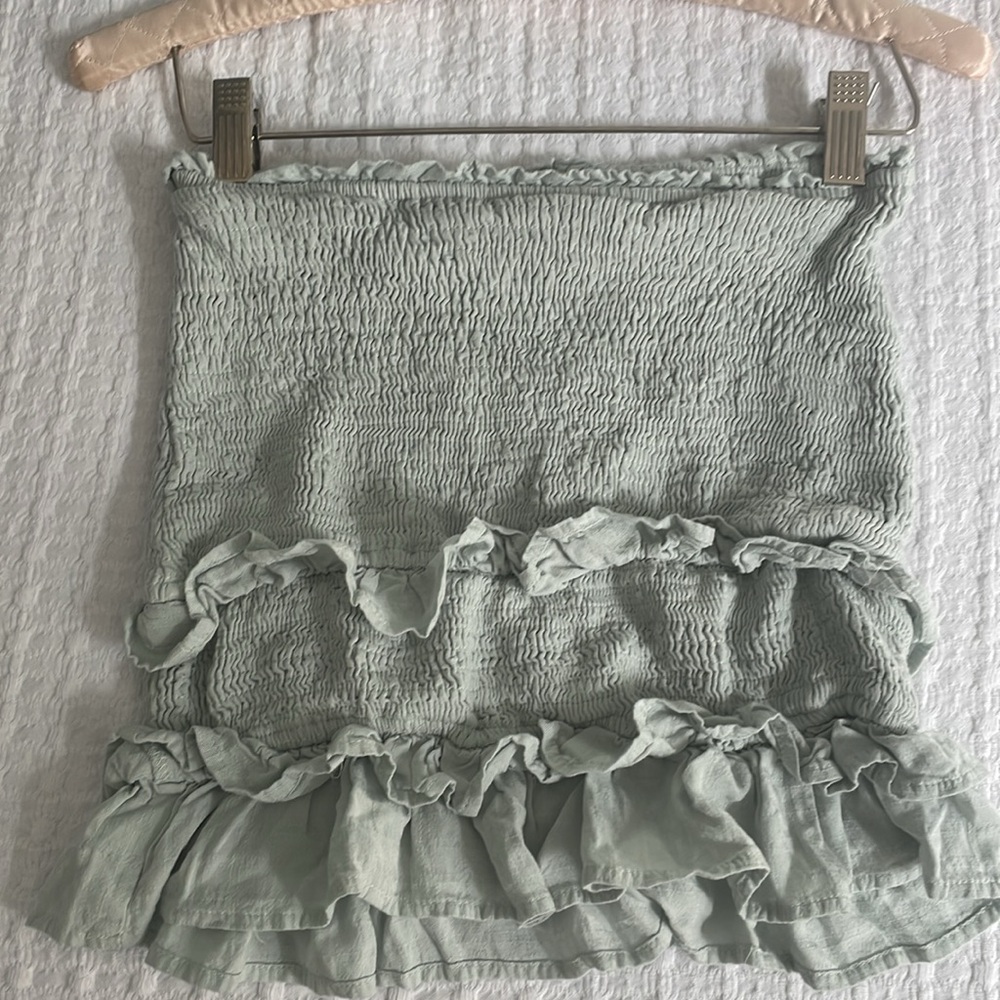 Smocked skirt